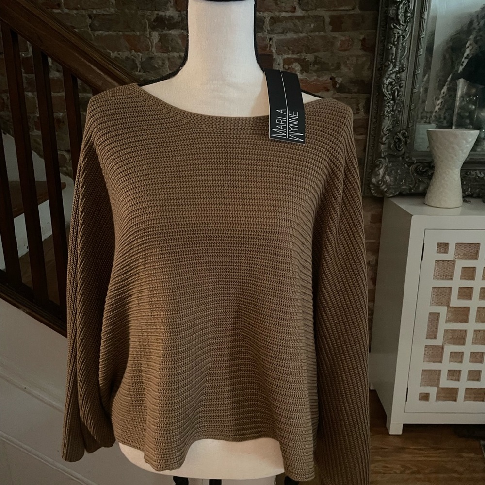 Marla Wynn dolman sleeve sweater